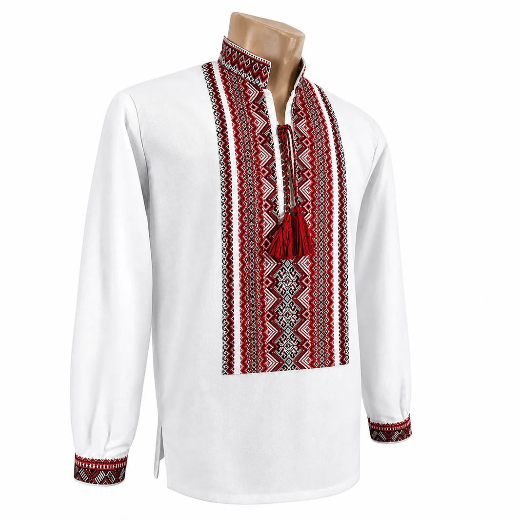 Bold Tradition men's Ukrainian vyshyvanka