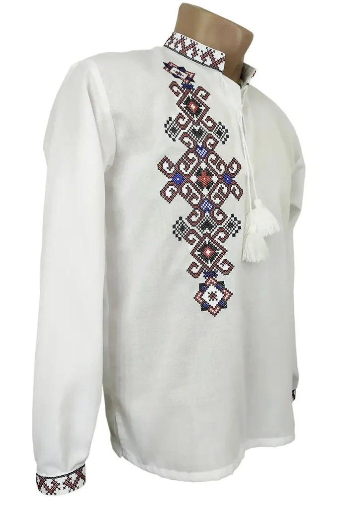 Ancestral Cross men's Ukrainian vyshyvanka